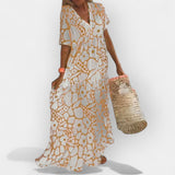 Lengva Raštuota Vasaros Suknelė