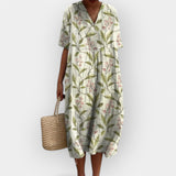 Vasaros Gėlių Suknelė