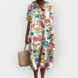 Vasaros Gėlių Suknelė