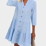 Lengva ir Stilinga Mėlyna Vasaros Suknelė