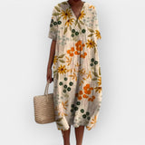 Vasaros Gėlių Suknelė