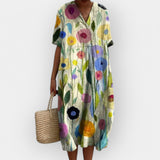 Vasaros Gėlių Suknelė