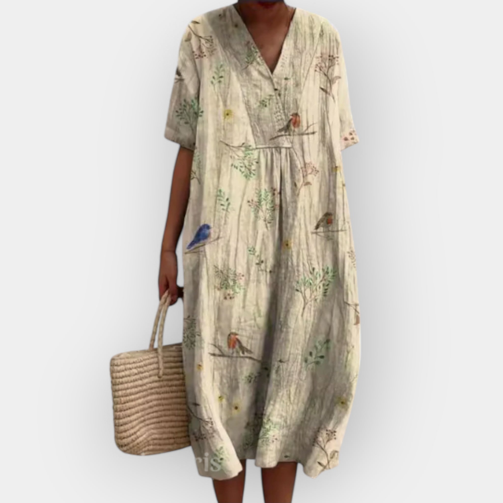 Vasaros Gėlių Suknelė