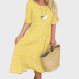 Vasaros Oro Suknelė