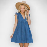 Vasaros Suknelė su Paslėptais Šortukais ir Kišenėmis