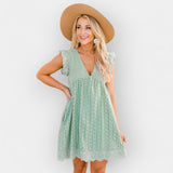 Vasaros Suknelė su Paslėptais Šortukais ir Kišenėmis